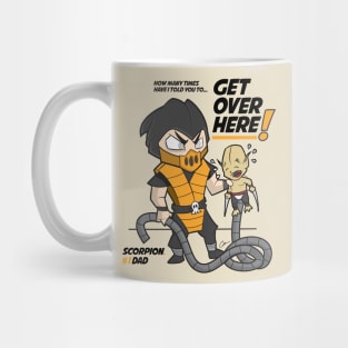 GET OVER HERE! (Scorpion and Baraka) Mug